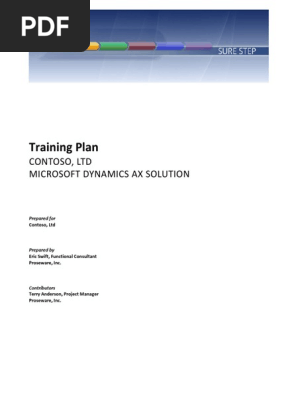 Training Plan