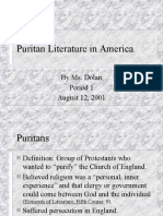 Puritanism in North America