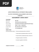 Organizational Behaviour Assignment