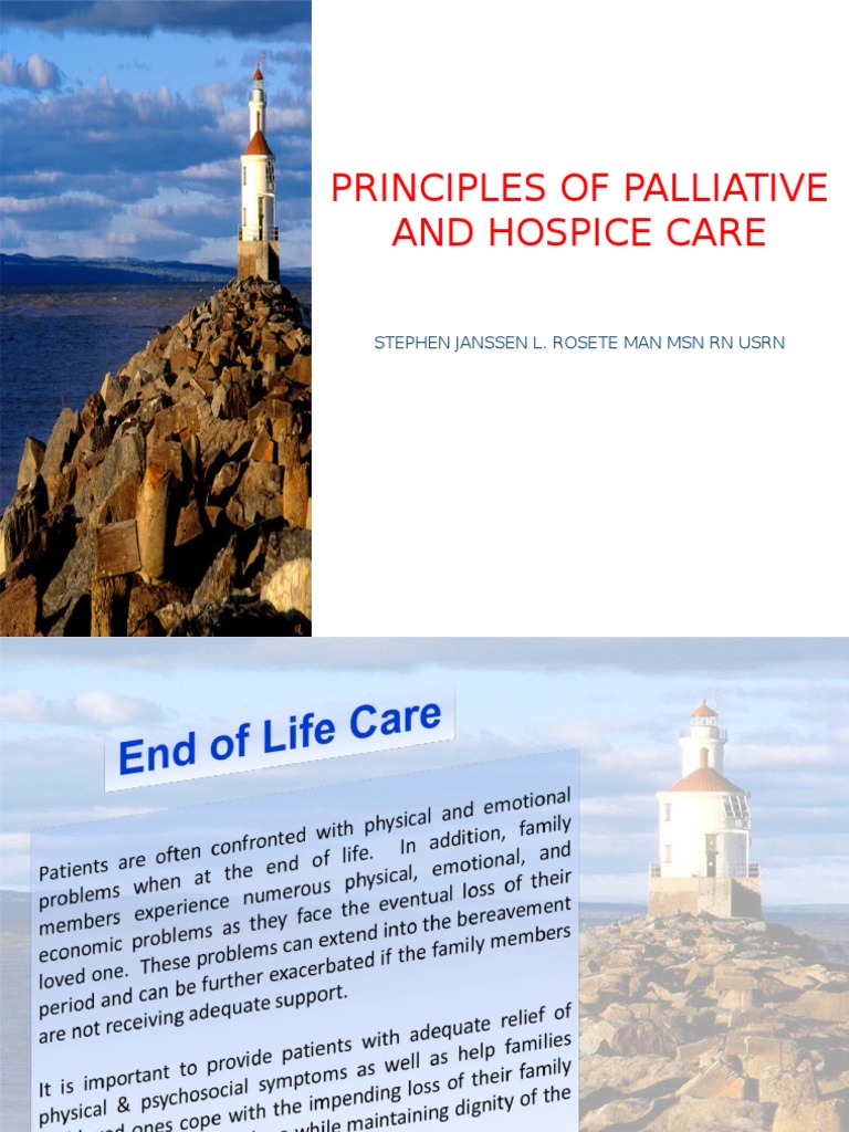 Principles of Palliative and Hospice PDF Palliative Care End Of