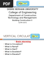 BULD-2 Chapter-1 & 2 Vertical Circulations