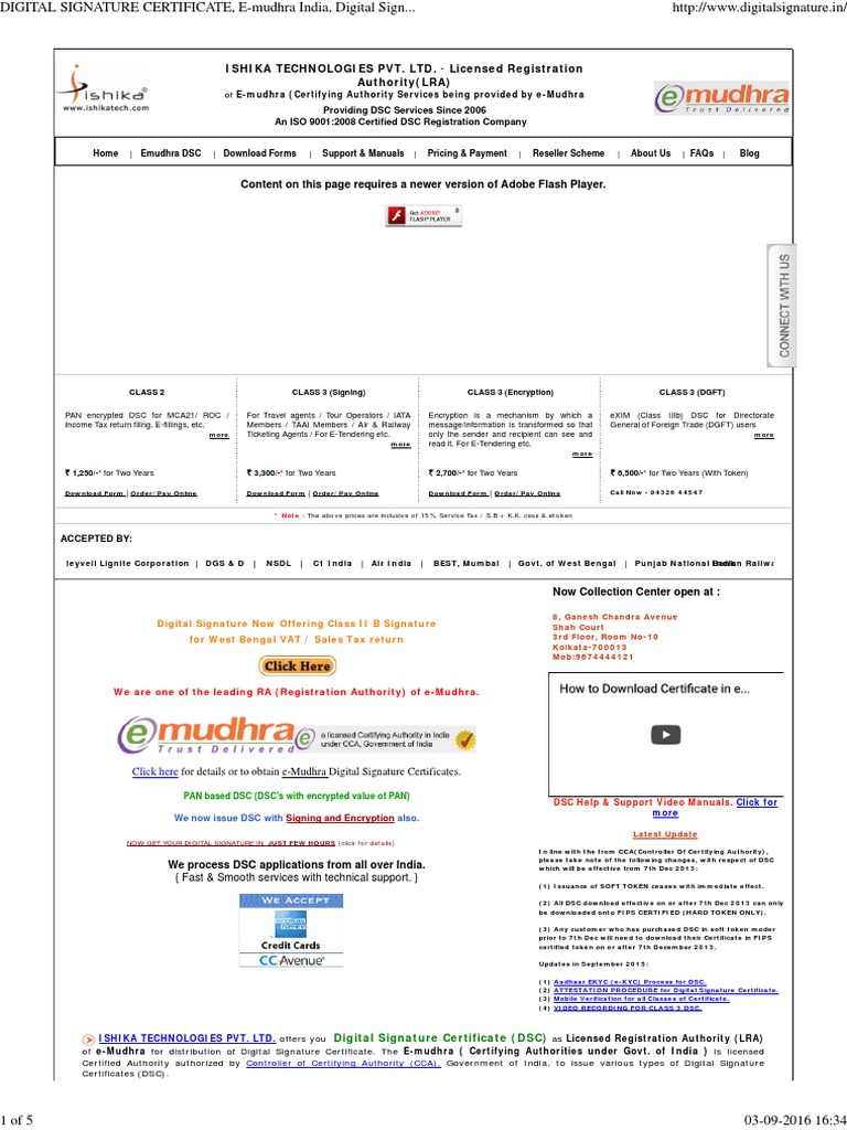 DIGITAL SIGNATURE CERTIFICATE, Emudhra India, Digital Signature