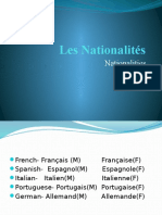 Les Nationalités