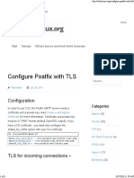 Configure Postfix With TLS and Submission