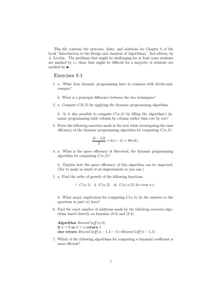 Unsolvable Problems in Algorithms | PDF | Dynamic Programming ...
