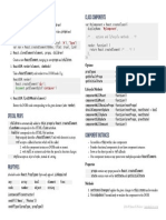 React Cheatsheet PDF