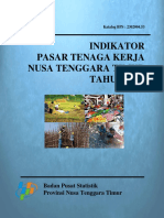 Indikator Pasar Tenaga Kerja Nusa Tenggara Timur 2015 2