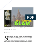 Leo Tolstoy Dan Islam