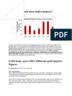 Gold Import Data