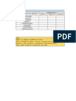 Cuadro de Calificacion de Patrones de Drenaje