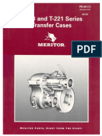 Rockwell T 221 T 223 Transfer Case Parts Manual