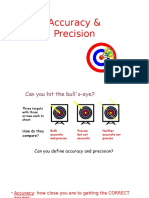 Accuracy and Precision and Measuring