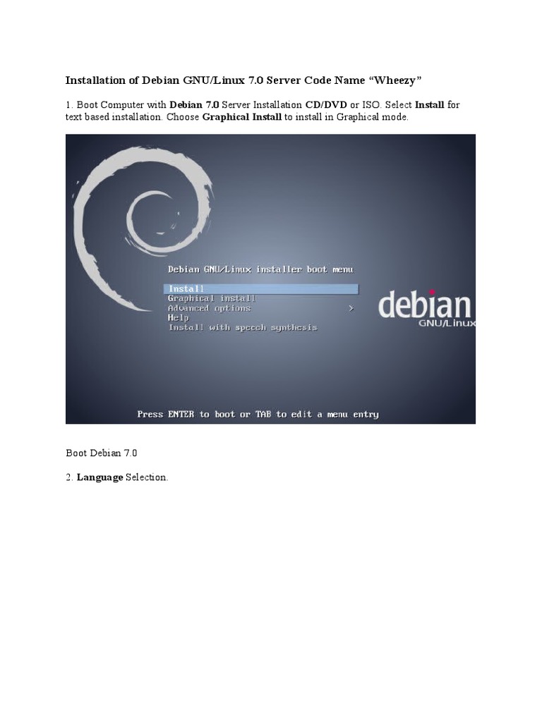 Debian 7.0 Server Setup Guide | PDF