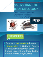 K - 1 Perspective and The Future of Oncology