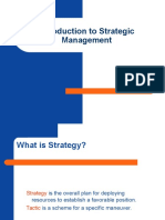 Introduction To Strategic Management