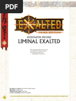 Liminal Exalted: Kickstarter Preview