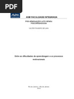 Entre as dificuldades de aprendizagem e os processos motivacionais