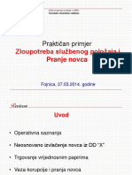Zloupotreba Službenog Položaja I Pranje Novca PDF