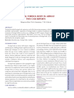 12.Unusual Foreign Body in Airway Two Case Reports