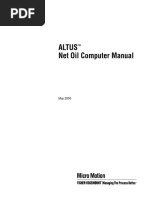 Micromotion - Net Oil Computer