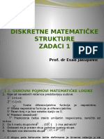 Zadaci 1 - Diskretne Matematičke Strukture