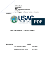 Historia Agraria Colonial