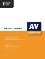 Anti-Virus Comparative: Performance Test