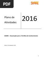 Plano de Actividades para 2016