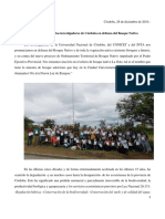 Pronunciamiento de Los Investigadores de Córdoba en Defensa de Los Bosques Nativos