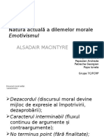 Natura) Dezacordului Moral Astăzi