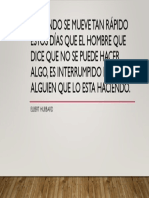 El Mundo Se Mueve Tan Rápido Estos Días