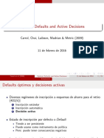 Optimal Defaults and Active Decisions