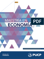 Maestría Economía PUCP: Formación sólida en análisis económico