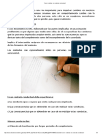 Como Realizar Un Contrato Conductual PDF