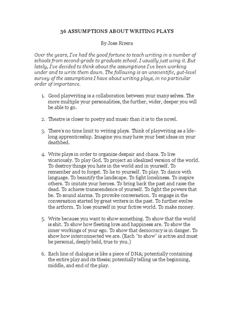 Lk23 23 Assumptions