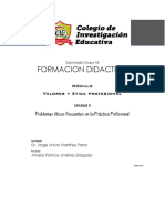 U3. Problemas Éticos Frecuentes en La Práctica Profesional