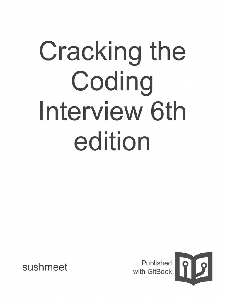 cracking the coding interview book pdf free download