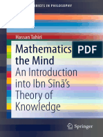 Tahiri, Hassan - Mathematics and The Mind An Introduction Into Ibn Sīnā's Theory of Knowledge