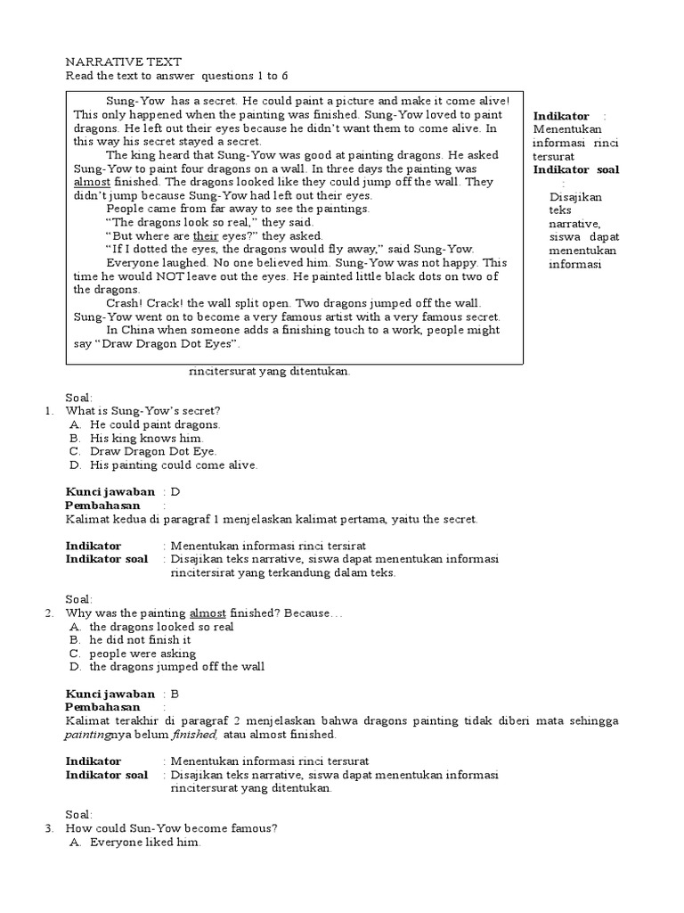 Narrative Text Nature