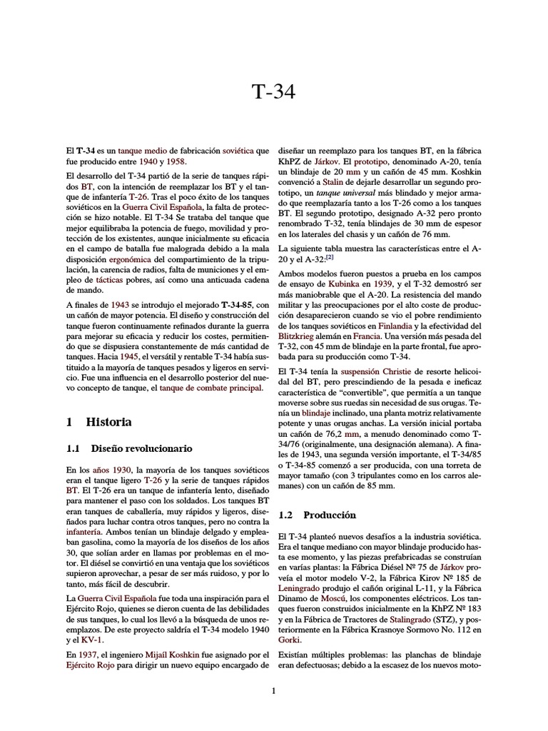 T 34 PDF | PDF