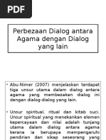 Perbezaan Dialog Antara Agama