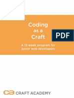 Coding as a Craft