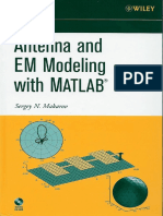 Antenna and EM Modeling With MATLAB - Sergey N. Makarov PDF