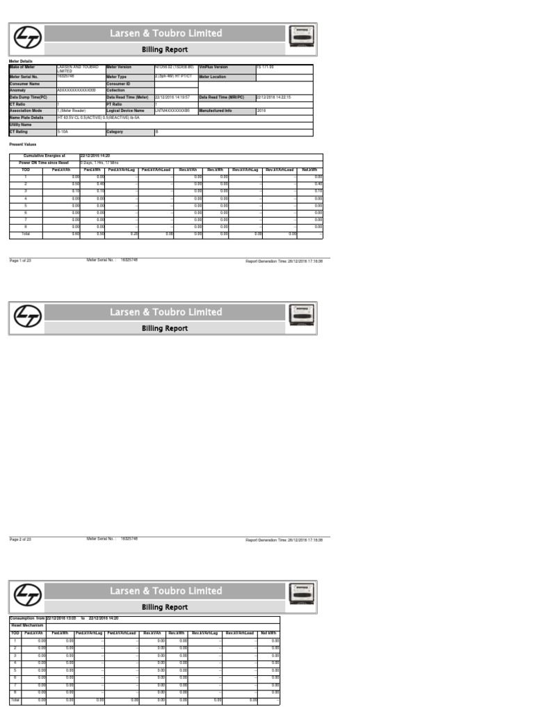Meter PDF | PDF | Kilowatt Hour | Electrical Engineering