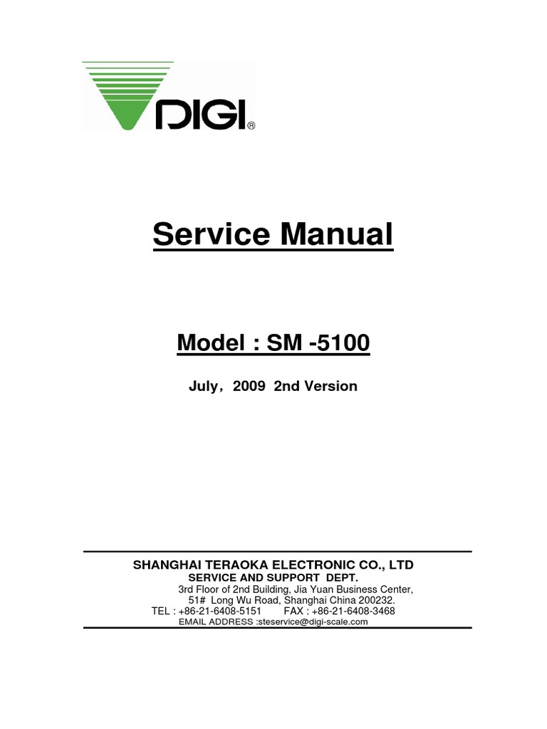 Comprehensive Service Manual Providing Detailed Instructions And.