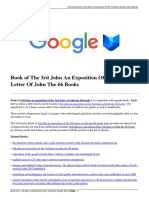 Download 3rd John an Exposition of the 3rd Letter of John the 66 Books.pdf