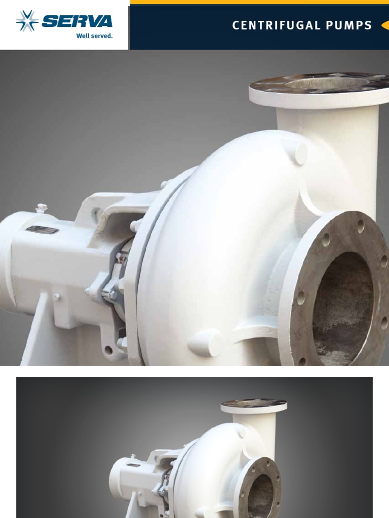 Comprehensive Centrifugal Pump Support from SERVA Parts, Service, and Engineering Expertise for