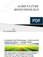 Agriculture Biotechnology Techniques and Applications