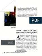 Developing System Head Curves for Closed System