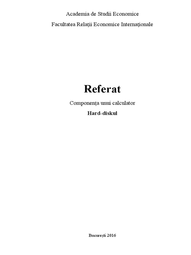 Referat Informatica | PDF